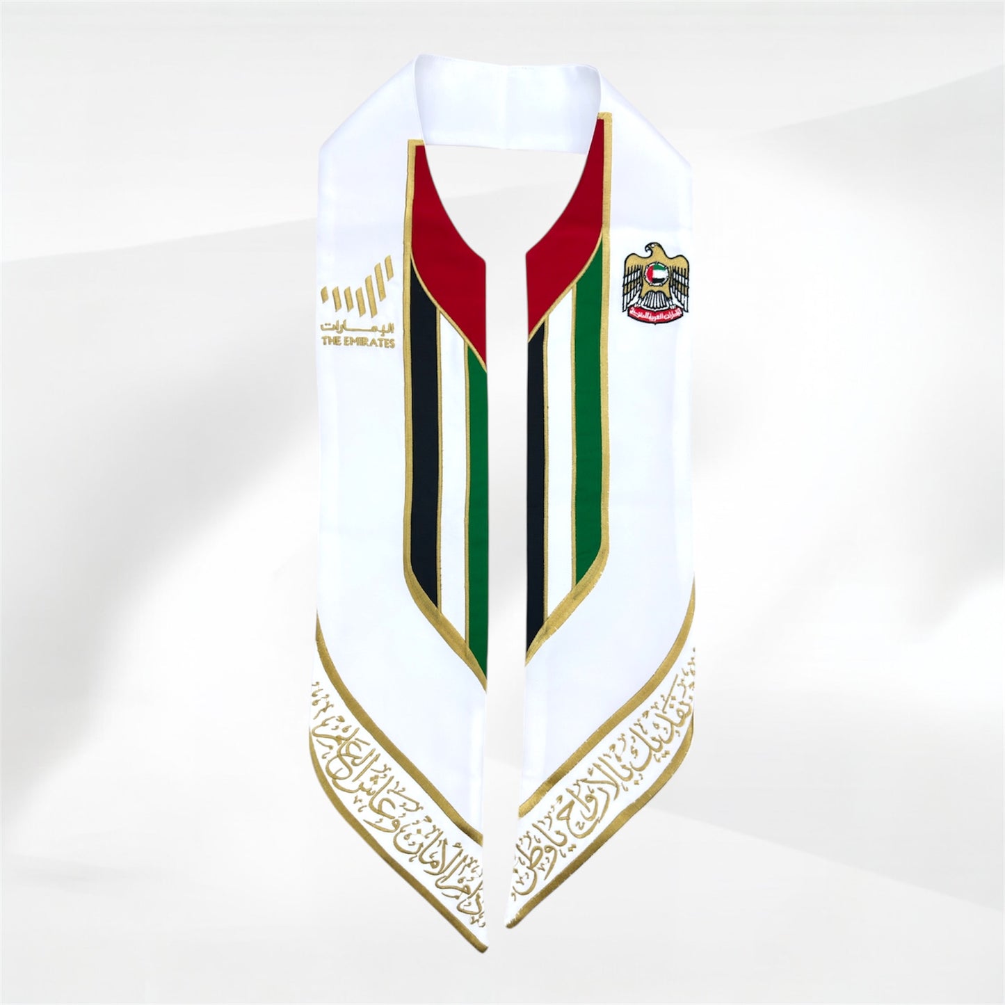 وشاح اليوم الوطني - ابيض