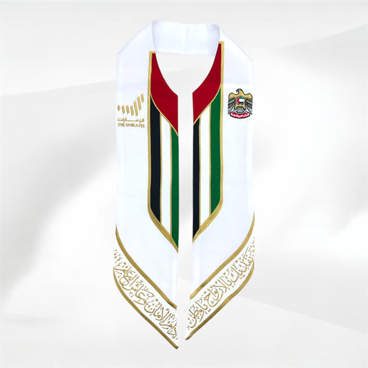 وشاح اليوم الوطني - ابيض