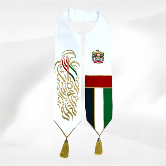 وشاح اليوم الوطني - ابيض